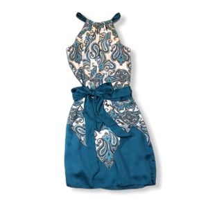 Max Studio Silky Paisley Dress